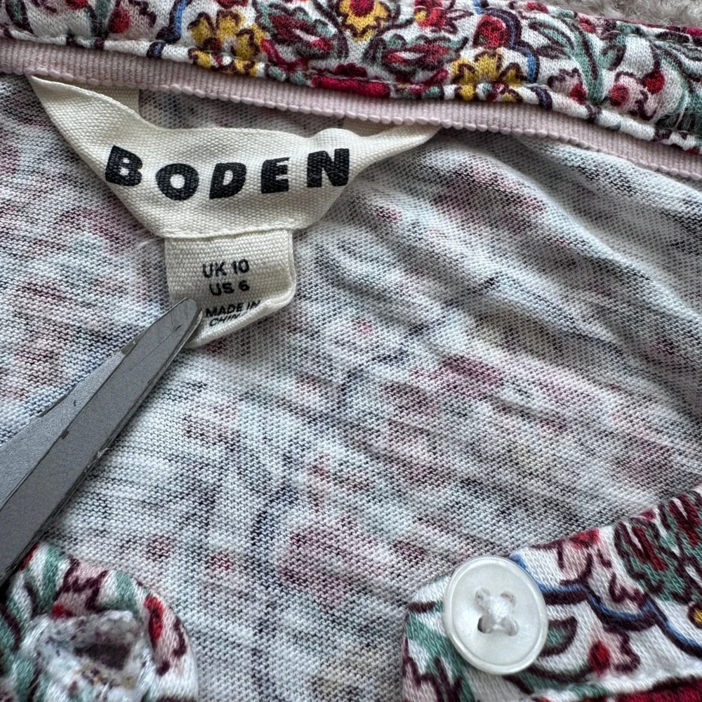 Boden button front